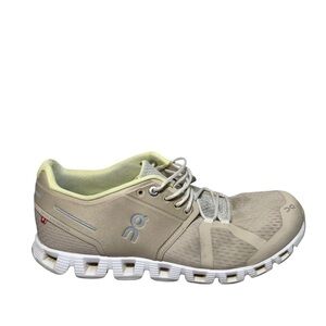 On Running Sand and White Sneakers size 9 women’s